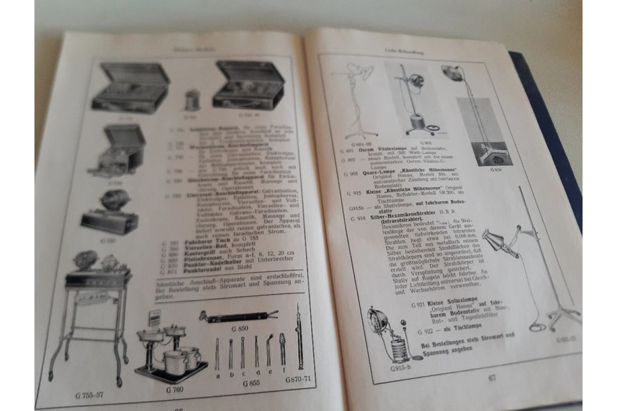 Антикварен каталог от 1910г за медицинско оборудване и консумативи.ТОП