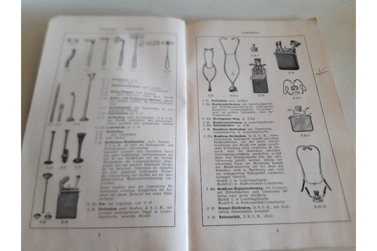 Антикварен каталог от 1910г за медицинско оборудване и консумативи.ТОП