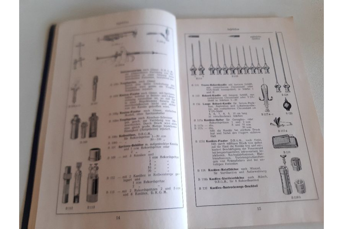 Антикварен каталог от 1910г за медицинско оборудване и консумативи.ТОП