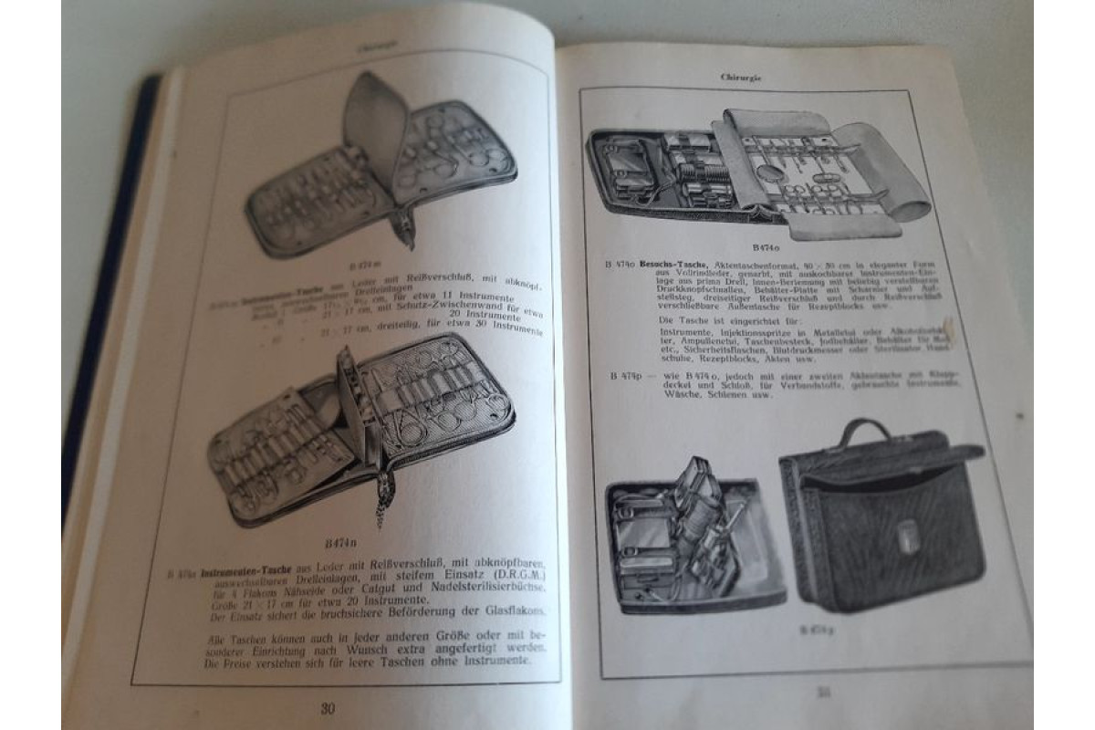 Антикварен каталог от 1910г за медицинско оборудване и консумативи.ТОП