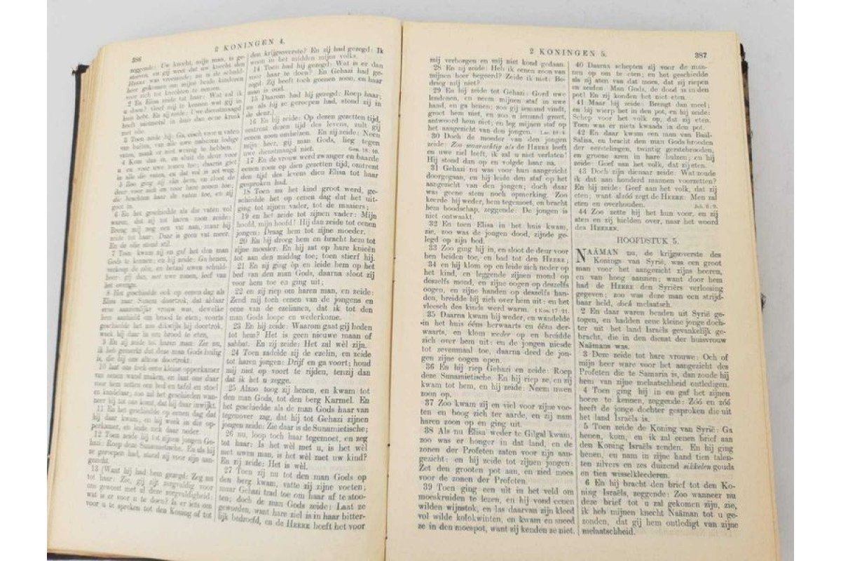 Антикварна голяма книга Библия от 1907 г(на 115 г) внос от Холандия