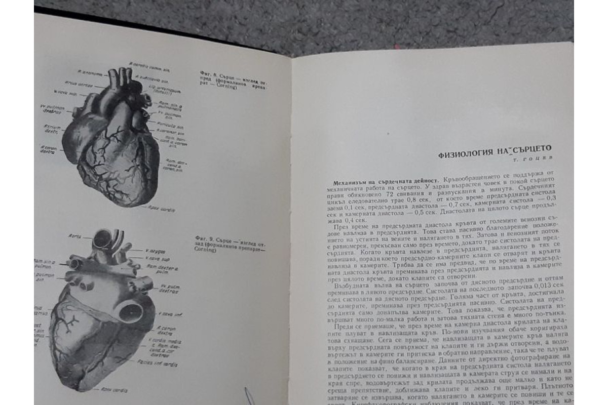 Антикварна медицинска литература  Болести сърдечно съдова система 1968