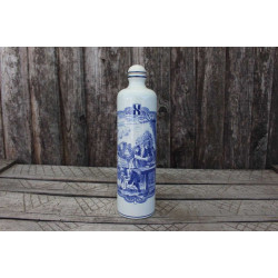 Стилна стара Холандска порцеланова ваза шише на Blue Delft
