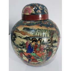 Уникална стара Японска керамика Оригинал Hand Made Satsuma